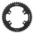 CHAINRING FOR ROAD BIKE Ø 110 - 4 ARMS - Ø110 FOR SHIMANO TIAGRA 4700 TA X110 WS 46 Teeth- External COMPATIBLE SORA 3000/CLARIS 2000 BLACK 9/10 Speed.