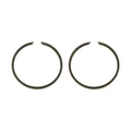 PISTON RING FOR SCOOT PEUGEOT 50 TKR, TREKKER, SPEEDFIGHT, LUDIX, BUXY, ELYSEO (1,5mm) (SOLD PER PAIR)  -P2R ECO-
