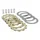 CLUTCH DISC - STAGE 6 R/T FOR DERBI 50 SENDA, GPR / GILERA 50 SMT, RCR  (COMPLETE KIT - 5 FRICTION DISCS)