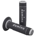 REVETEMENT POIGNEE DOMINO MOTO OFF ROAD A020 NOIR/GRIS CLOSED END 120-123mm (PAIRE)
