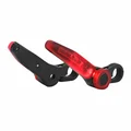 EMBOUT DE CINTRE A PILES NEWTON NOIR AVEC ECLAIRAGE INTEGRE  (PAIRE) (OFFRE SPECIALE)