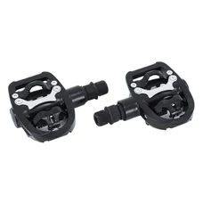 HYBRID PEDAL FOR MTB- WELLGO - SPD CLIP-IN OR FLAT  - WITH CLEATS (PAIR)