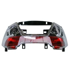 FEU ARRIERE MAXISCOOTER ADAPTABLE SUZUKI 400 BURGMAN 2007> AVEC CLIGNOTANTS TRANSPARENT (HOMOLOGUE CE)  -SELECTION P2R-