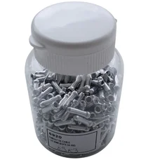 CABLE END CAPS-FOR DERAILLEUR CABLE 1,5/1,8mm SILVER (500 UNITS IN BOX)