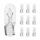LIGHT BULB 12V  1,7W STANDART T6.5 FOOT W2,2x5,2D WEDGE CLEAR (DASHBOARD LIGHT) (SOLD PER 10)  -SELECTION P2R-