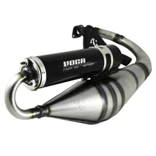 POT SCOOT VOCA SABOTAGE V2 POUR MBK 50 BOOSTER, STUNT/YAMAHA 50 BWS, SLIDE/APRILIA 50 SR (SIL NOIR)