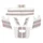 AUTOCOLLANT/STICKER/KIT DECORS (RACING SIXTIES) ROUGE ORIGINE PIAGGIO 125-300 GTS SIXTIES 2018> -2H003839000A1-