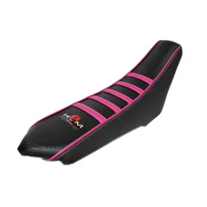HOUSSE DE SELLE 50 A BOITE KRM PRO RIDE POUR RIEJU 50 MRT 2009> NOIR/ROSE