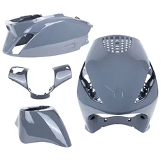 CARROSSERIE/CARENAGE SCOOT ADAPTABLE PIAGGIO 50 ZIP 2000> GRIS NARDO (KIT 4 PIECES)  -P2R-