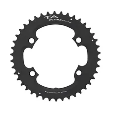 PLATEAU ROUTE 4BRA D.110 POUR SHIMANO ULTEGRA R8000 / 6800 TA X110 44DTS EXTERIEUR COMPATIBLE SHIMANO 105  5800+R7000/DURA ACE 9000+9100 NOIR 11V.  (PENSER A COMMANDER LE KIT INTRAVIS CORRESPONDANT)
