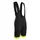 ADULT BIB SHORTS - GIST COOLMAX BLACK YELLOW FLUO BORDER - XL - 5116