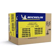 CHAMBRE A AIR 16'' 120/90-16, 130/90-16, 140/90-16, 150/80-16, 160/80-16 MICHELIN 16MI VALVE COUDEE 90