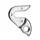 PATTE DE DERAILLEUR ALU MARWI BH/CINELLI/RALEIGH... GH-062 (VENDU A L'UNITE SUR CARTE)