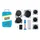 REPAIR KIT -  FOR BICYCLE INNER TUBE-  WELDTITE AIRTITE FAT BIKE 27,5" - WITH TOOLS IN BOX : 2 PATCHS 30mm + 1 PATCH 40mm + 3 PATCHS 20mm + GLUE 5g + SAND PAPER)