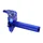 POIGNEE DE GAZ 50 A BOITE TIRAGE RAPIDE 30° ALU CNC BLEU  -P2R-