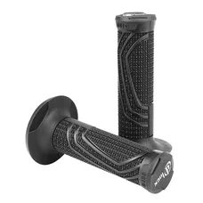 GRIP- DOMINO ORIGINAL- OFF ROAD D100 BLACK - CLOSED END/LOCK ON (116-125mm) (supplied with 4 rings) (PAIR)