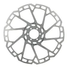 DISQUE DE FREIN ROUTE / VTT 6 TROUS ELVEDES 220 mm ARGENT -EPAISSEUR 2 mm