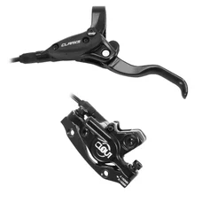 DISC BRAKE KIT- HYDRAULIC FOR MTB-  CLARKS CLOUT CLARKS BLACK FRONT - DUAL PISTON HOSE 1000mm with adapter ( without disc)
