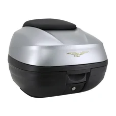 TOP CASE 37L VENDU SANS LE SUPPORT (2S001997) DOSSERET NOIR ORIGINE MOTO GUZZI V100 2023> GRIS -CM333802-