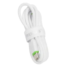 CABLE DE CHARGEMENT USB-C VERS USB-C RIXUS BLANC 60W (VENDU A L'UNITE) -RX2015S