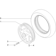 Roue avant