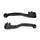 LEVIER DE FREIN/EMBRAYAGE MOTO OFF ROAD INCASSABLE APT HONDA 450 CRF R 2021>, 450 CRF RX 2021> NOIR (PAIRE)  -POLISPORT-