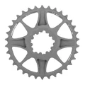 CHAINRING FOR MTB-FOR SINGLE- 34T. "DIRECT MOUNT" BLACK -ALUMINIUM- HT3 STRONGLIGHT XX1-X01 12 Speed (OFFSET 6mm)