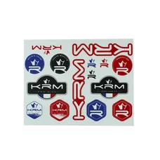 AUTOCOLLANT/STICKER KRM PRO RIDE 275x210 mm (A4) (PLANCHE)