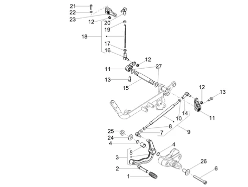 Levier boîte de vitesses