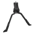 BEQUILLE VELO DOUBLE CENTRALE NEWTON VTC/29" ALU NOIR (POIDS MAXI 60Kgs, PIED STABLE POUR VAE)