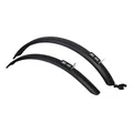 MUDGUARD FOR MTB/URBAN BIKE - QUICK RELEASE 24'' ZEFAL TRAIL TEEN 60mm for tyre Wd 2,2" BLACK (PAIR)