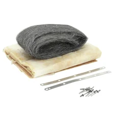 WOOL FOR SILENCER - LEOVINCE X FIGHT (with steel wool and rivets)