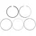JEU DE SEGMENTS MOTEUR ORIGINE PIAGGIO 1200 ES GRISO, NORGE, STELVIO -981009-