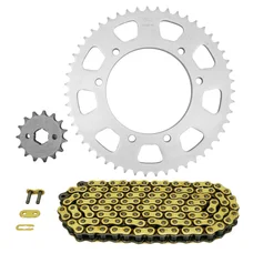 KIT CHAINE ADAPTABLE DERBI 125 SENDA R BAJA 2006>2012, BAJA ENDURO 2007>2012  428  15x51  (DIAM COURONNE 105/125/8.5)  (DEMULTIPLICATION ORIGINE)  -AFAM-