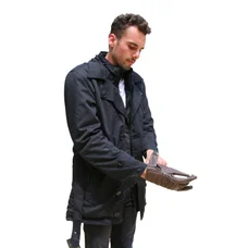JACKET ADX (THREE QUARTER LENGTH) LOOK IN BLACK L  (WITH PROTECTIONS/WITHOUT BACK PROTECTION)