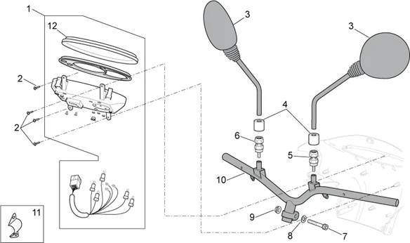 Guidon-tableau de bord