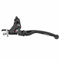 POIGNEE/LEVIER D'EMBRAYAGE MOTO ON ROAD DOMINO F.28 RACING ALU GAUCHE NOIR (LEVIER REPLIABLE)
