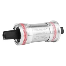 BOTTOM BRACKET - SQUARE TAPERED - STRONGLIGHT JP400 -FULL ALUMINIUM- 110mm (Width 68) BSC THREAD 1,37x24 1,37x24