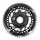 PLATEAU ROUTE DIRECT MOUNT POUR SRAM ORIGINE 50/37DTS INTERIEUR+EXTERIEUR RED 2x12V. ALU NOIR