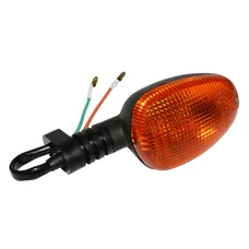 TURN SIGNAL FOR 50cc MOTORBIKE APRILIA 50 RS 1999>2005 ORANGE/BLACK FRONT/LEFT + REAR/RIGHT VERSION 1 (CEE APPROVED)  -SELECTION P2R-