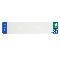 BANDE PLAQUE AUTO 520x110 POUR PVC VIERGE DEP. 87/EURO (VENDU A L'UNITE)