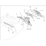 Couvercle arrière - Pare-boue