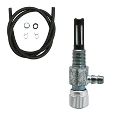 ROBINET ESSENCE UNIVERSEL M10 AVEC DURITE NOIR DIAM 5/8 mm 1M + 2 COLLIERS (KIT)