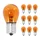 LIGHT BULB 12V 21W STANDART S25 FOOT BA15S  ORANGE (TURN LIGHT) (SOLD PER 10)  -SELECTION P2R-