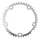 CHAINRING FOR ROAD BIKE- 5 Arms- 42TSØ 144 -INNER- ALUMINIUM SILVER- 7075 TA VINTAGE    (SHIMANO TYPE) 7/8Speed.