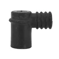 SPARK PLUG CAP - BLACK FOR PLUG WITHOUT OLIVE- for wire Ø 7 mm -P2R-