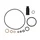POCHETTE/KIT JOINTS DE CARBURATEUR ORIGINE PIAGGIO APRILIA 125 RS, TUONO, MX  -AP8106796-