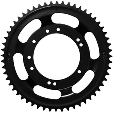 REAR CHAIN SPROCKET FOR MOPED PEUGEOT 103 GRIMECA ALU-WHEEL- 56 TEETH (BORE Ø 98mm) 10 DRILL HOLES (BLACK)  -SELECTION P2R-