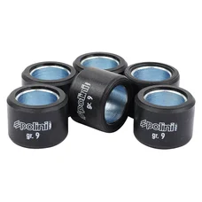 GALET/ROULEAU MAXISCOOTER POLINI 20x14,95 9g HI SPEED POUR HONDA 125 PCX, SH, PANTHEON, S-WING/ KYMCO 125 DINK, GRAND-DINK (PAR 6) (242.427)