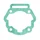 CYLINDER BASE GASKET 0,3 MM "PIAGGIO GENUINE PART" GILERA 50 SMT, RCR/APRILIA 50 SX, RX  -CM164901-